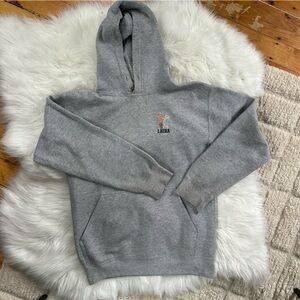 Y2K Monogrammed “Laura” Cheer Hoodie Sweatshirt